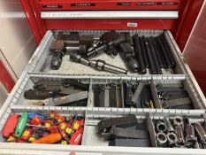 Assortment of Lathe Toolholders, Boring Bars, Drill Collets & Tailstock Quills