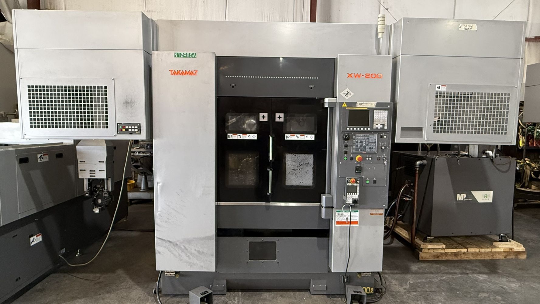 Takamaz XW-200 Twin-Spindle CNC Turning Production Cell