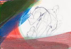 Arnulf Rainer, Ohne Titel (Übermalung Anton Kolig)
