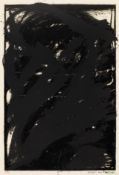 Arnulf Rainer, Hagen von Tronje (aus der Mappe Wahnhall), überarbeitet