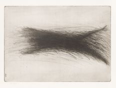 Arnulf Rainer, Die schwarze Schwimmerin, aus der Mappe "Haute Coiffure"