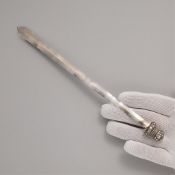 Chinese Qing Dynasty Repousse Silver Hairpin