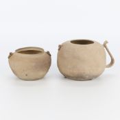 2 Chinese Warring States Period Ceramic Jars