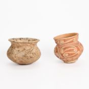 2 Thai Ban Chiang Pottery Storage Jars