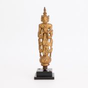 Southeast Asian Giltwood Buddha Temple Figure