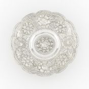 American Colonial Coin Silver Platter 428.6 g