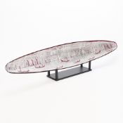 Marco Scaramuzza Murano Glass Gondola Sculpture