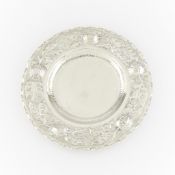 American Colonial Silverplate Repousse Platter