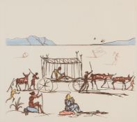 Salvador Dali "Judgement" Etching 1974