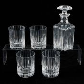 5 Pc Baccarat Harmonie Whiskey Set
