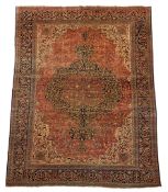 Persian Farahan Sarouk Palace-Size Rug 14'6"x10'7"