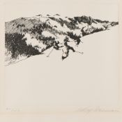 LeRoy Neiman "Ski Suite" Etching 1972