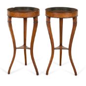Pr Early 20th c. Biedermeier Style Gueridons