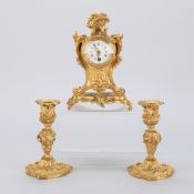 French Louis XV Style Ormolu Garniture Set