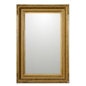 19th c. Carved Gilt Wood Overmantel Mirror