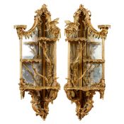 Pr Manner Thomas Johnson George II Gilt Girandoles