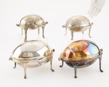 4 Silverplate Chafing Dishes - 5,077.6 g