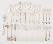 33 Pcs Misc. Silverplate Utensils - 1,205.2 g