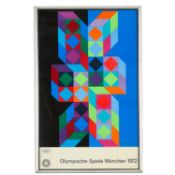 Vasarely "Olympische Spiele Munchen 1972" Poster