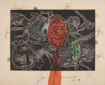Joan Miro "Plate II - Espriu-Miro" Etching 1975