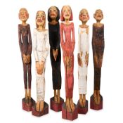 Hans Scheib "Chor" Figurative Wood Sculpture