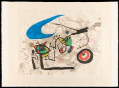 Joan Miro "Pygmees Sous la Lune" Etching Aquatint