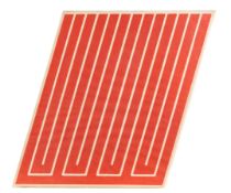 Donald Judd I-L Cadmium Red Parallelogram Woodcut