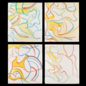 Willem De Kooning "Quatre Lithographies" 1986