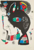Joan Miro "42 Rue Blomet" Abstract Lithograph