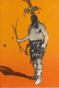Fritz Scholder "Apache Night Dancer" Lithograph