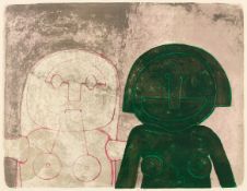 Rufino Tamayo "Dos Cabezas de Mujer" Lithograph