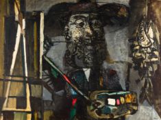 Antoni Clave "Peintre Hollandais" Oil Painting