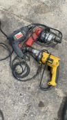 Lot of corded drills