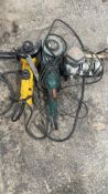 2 corded grinders & speed air pump