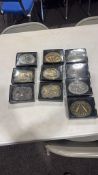 Lot of 10 Cody James Belt Buckles