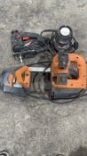 Corded jigsaw, bandsaw & router