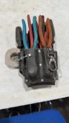 Tool pouch w/electrical tools