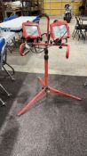 Work light on stand
