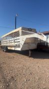 20’ Gooseneck Stock Trailer.