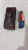 Texas pocket knife w/ sheath