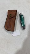 Pocket knife w/sheath