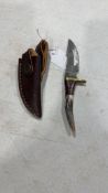 Fixed blade knife w/sheath