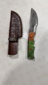 Fixed blade knife w/sheath