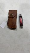 Pocket knife w/sheath