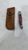 Pocket knife w/sheath
