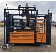 10' Cattle Squeeze chute with scale