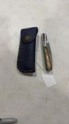 Pocket knife w/sheath