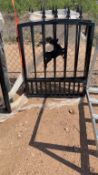 6' Double Gate With Deer Design