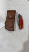 Pocket knife w/sheath
