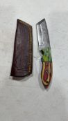 Fixed blade knife w/sheath